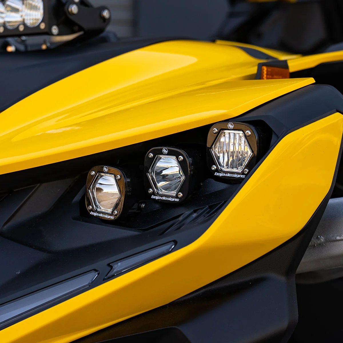 Baja Design Can-Am, Maverick R, Triple S1 Headlight Kit - Image 2