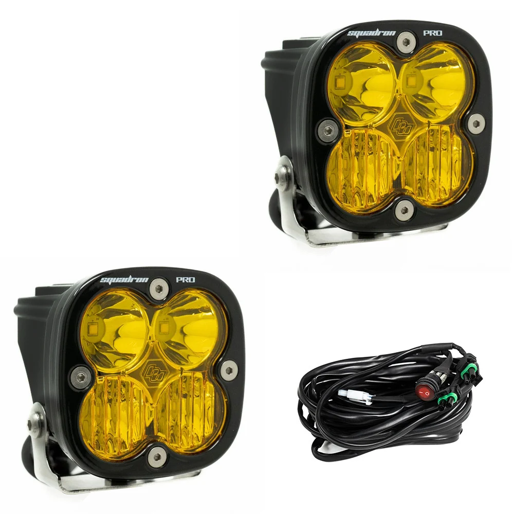 Baja Designs Squadron Pro Black LED Auxiliary Light Pod Pair - Image 9