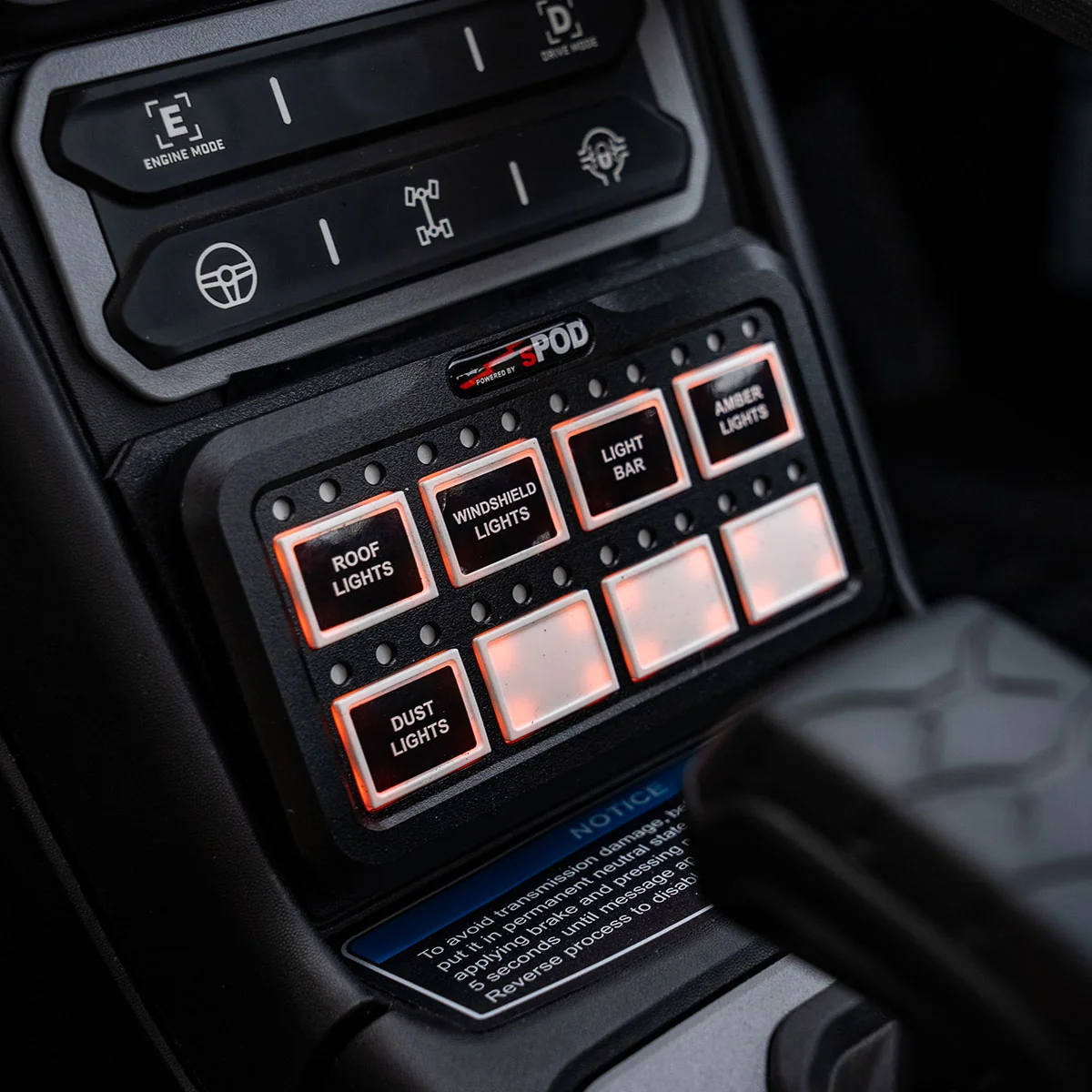 S-POD Can-Am, Maverick R, HD BantamX Center Console Kit - Image 2