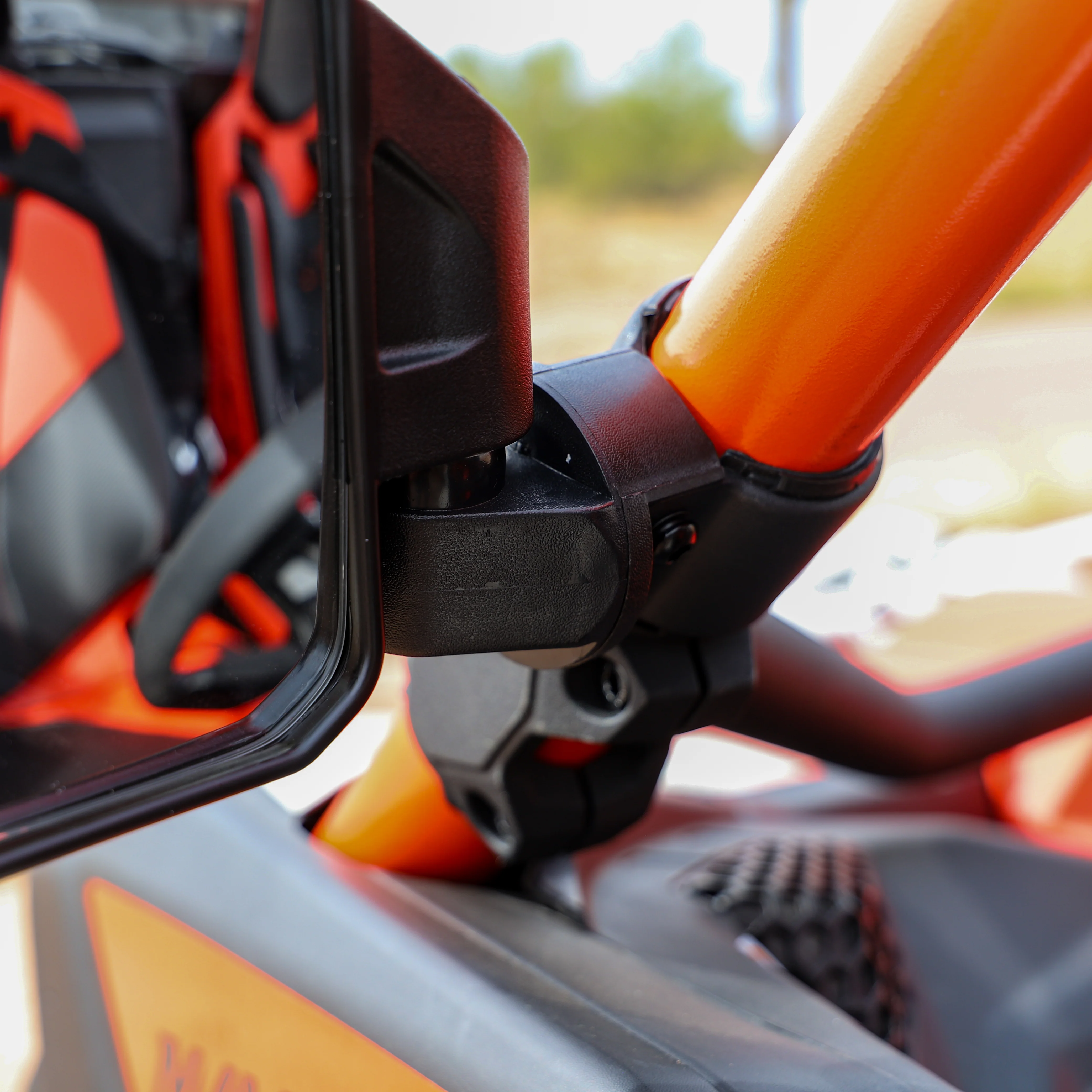 Offroad Rear View Side Mirror for UTV (Pack of 2) For 1.6" - 2" Roll Cage Bar - Image 9