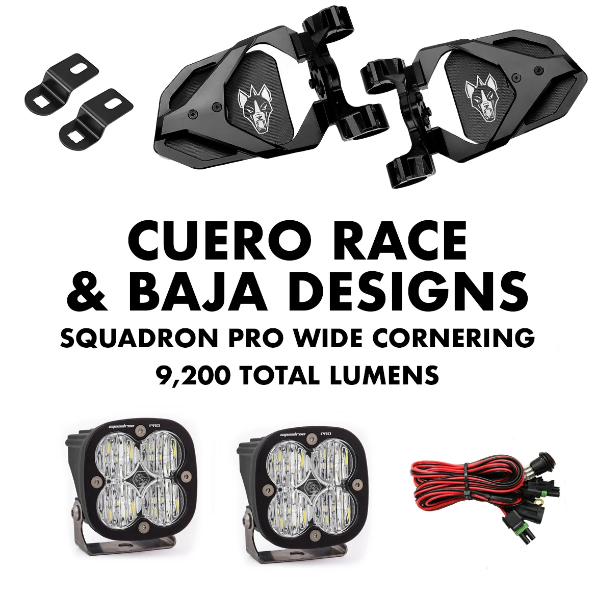 Cuero Race Mirror Light Combo in Black - Image 4